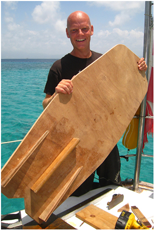 Jesper Rosenberg sailboat surfing